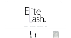 Desktop Screenshot of elitelash.com