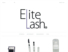 Tablet Screenshot of elitelash.com